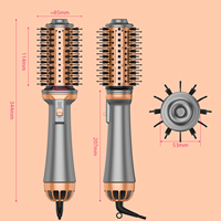 Nouvelle tendance : Brosse coiffante 3-en-1 à air chaud, outil de coiffage électrique professionnel avec brosse en nylon pour usage hôtelier et domestique