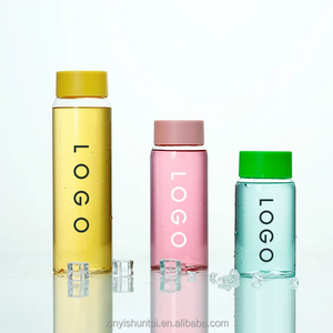 Bán buôn rõ ràng hình trụ Vòng pet chai nước giải khát cho nước trái cây bao bì BPA free rỗng chai nước trái cây bằng nhựa với vít cap - Product Image 2