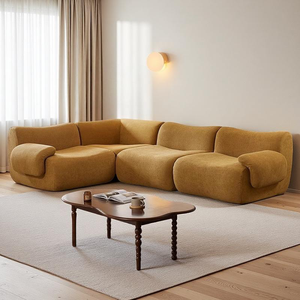Ensemble de canapé italien moderne et minimaliste nuage modulaire <span class=keywords><strong>blanc</strong></span>, <span class=keywords><strong>convertible</strong></span> et extensible confortable pour villa, mobilier design moderne - Product Image 5