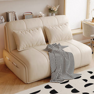 Lit intelligent de style moderne en gros - Lit double en tissu doux avec tiroir de rangement pour appartement, salon et chambre à coucher MQ1242 Tissu doux - Product Image 3