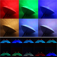 Projecteur LED PAR38 RGB 15W 30W SKY Lighting IP65 en aluminium avec base E27, télécommande, AC 85-265V, certifié RoHS