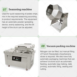 Nouvelle ligne de production entièrement automatique à haute productivité pour la fabrication de mini-chips de patate douce frites et de frites - Product Image 5