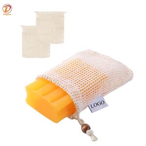 100% <span class=keywords><strong>Cotton</strong></span> Hữu Cơ Net Có Thể Giặt Túi Nhỏ Tái Sử Dụng Dây Kéo Xà Phòng Lưới Túi Với Biểu Tượng Tùy Chỉnh - Product Image 6