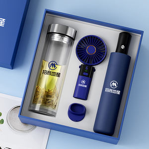 Produk Natal Unik Set Kotak Hadiah 3 Gelas Kaca Set Hadiah Rapat Tahunan Perusahaan Produk Tren 2025 - Product Image 4