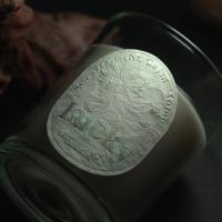 Impression d'étiquettes de bougies parfumées de luxe avec gaufrage et débossage à chaud