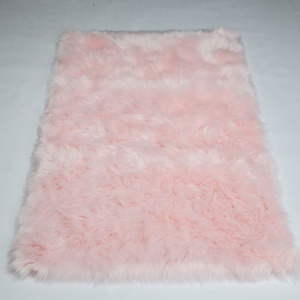Tapis rectangulaire lavable en Polyester acrylique, accessoire de haute qualité, fausse fourrure de mouton, - Product Image 6