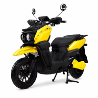 Moto électrique CE 2000W 72V avec batterie au plomb-acide, Big S Cafe Racer, scooter électrique pour adultes