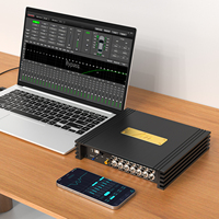AudioWinner T1012.12M oto elektronik cirrus mantık amp PC yazılımı 31 EQ ayarlanabilir D sınıfı Dsp araç amplifikatör