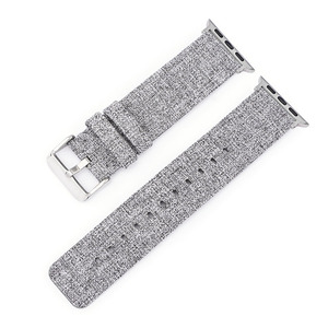 สายนาฬิกาข้อมือสำหรับ <span class=keywords><strong>Apple</strong></span> iWatch 9 8 7 6 5สายเปลี่ยนสายนาฬิกาทำจากผ้าใบทำจากไนลอนขนาด40มม. 44มม. 49มม. - Product Image 5