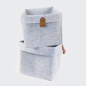 Panier de rangement en feutre en gros, panier de rangement domestique, boîte de rangement pour vêtements et jouets - Product Image 4