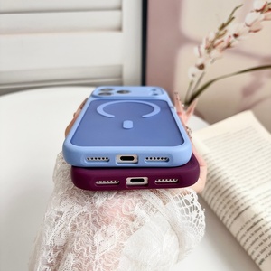 เคสโทรศัพท์แม่เหล็กแบบด้านคุณภาพสูงสำหรับ iPhone 17 13 14 15 16 Pro Max Plus Air รองรับการชาร์จไร้สาย ป้องกันแรงกระแทก - Product Image 4