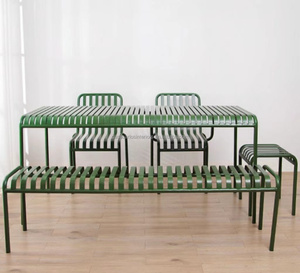 Juego de mesa y sillas de aluminio para exteriores - Product Image 6