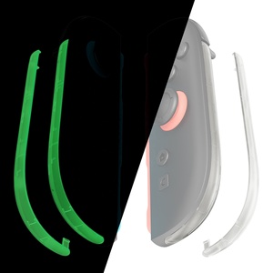 Glow in Dark- Green NS2 Joycon Side Rails Replacement - Durable Decorative Strips for <b>Nintendo</b> <b>Switch</b> 2 - Product Image 1