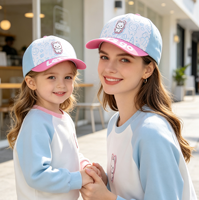 Ebeveyn Çocuk Eşleşen Beyzbol Şapkası 6 Panel Dimili Sublimasyonlu Aile Buluşması Özel Logolu Çocuk Yetişkin Takım Sporları Ligi Gorra Şapka