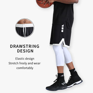 夏用メンズトレーニングジョギングスポーツショートパンツ卸売通気性フィットネストレーニングバスケットボールショーツ - Product Image 4