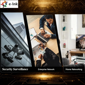 Convertidor de Medios Industrial Mini E-link de 2 Puertos Gigabit PoE+ con Ranura SFP de 30W, Carcasa de Aluminio para Entornos Hostiles, Fibra Óptica de <span class=keywords><strong>Red</strong></span> - Product Image 4