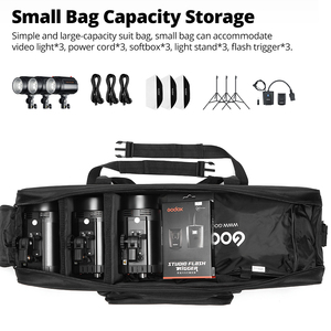 Housse Rembourrée 105cm x 75cm pour Équipement de Photographie, Kit de Prise de Vue pour Trépied, Support de Lumière, Parapluie, Accessoires de Studio <span class=keywords><strong>Photo</strong></span>, Sac de Transport - Product Image 6