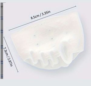 Correcteur d'hallux valgus en silicone, séparateur d'orteils, soulagement de la douleur, soins orthopédiques des pieds, orthèse d'orteil, vente en gros, OEM ODM - Product Image 2