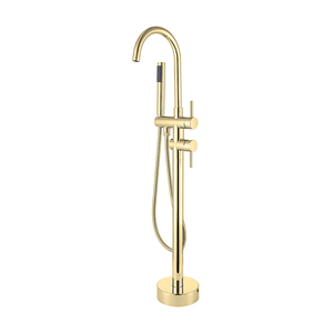 Haute qualité pas cher Offre Spéciale laiton robinet de <span class=keywords><strong>baignoire</strong></span> autoportant remplisseuse de <span class=keywords><strong>baignoire</strong></span> avec <span class=keywords><strong>douche</strong></span> à main - Product Image 2