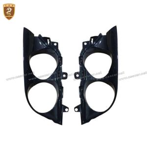 Pare-choc avant <span class=keywords><strong>en</strong></span> Fiber <span class=keywords><strong>de</strong></span> carbone véritable, <span class=keywords><strong>tissu</strong></span> <span class=keywords><strong>de</strong></span> Style Oem diviseur latéral, fond <span class=keywords><strong>de</strong></span> <span class=keywords><strong>porte</strong></span>, accessoires d'extérieur pour Ferrari 812, 1 pièce - Product Image 3