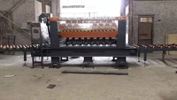 Machine automatique de martelage de pierre pour le traitement des surfaces rugueuses des dalles de granit, de marbre et de pierre naturelle