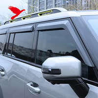 Pare-soleil de fenêtre extérieur pour Chery Jetour T2 Travellar 2023 2024 2025, déflecteur de vent, protection contre le soleil et la pluie, déflecteurs, couvre-fenêtre