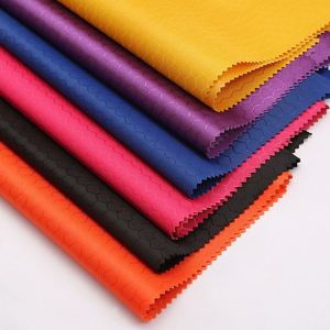 Tela Oxford Jacquard Geométrica Abstracta, 420D, 100% Poliéster, Resistente a la Abrasión, para Prendas de Vestir, Blazers y Trajes, 320-340 GSM, 43/44" - Product Image 4