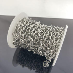 Paslanmaz çelik büyük kaba O-halkalı anahtarlık DIY Hip Hop kolye bilezik pantolon zinciri maske zinciri toptan - Product Image 4