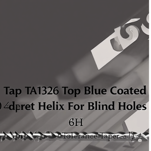 <b>Tap</b> TA1326 <b>Top</b> Blue Coated 40 Degree Helix For Blind Holes 6H Tolerance Tapered <b>Tap</b> - Product Image 3