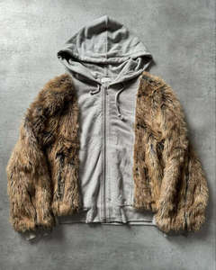 แจ็กเก็ตมีซิปรูดซิปหน้าสำหรับผู้ชายแจ็กเก็ตแบบมีฮู้ดสำหรับฤดูหนาวทำจากผ้าฝ้ายเนื้อหนาสำหรับ500GSM - Product Image 4