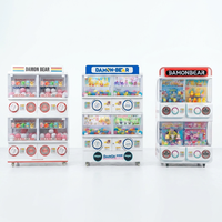 Machine à capsules de jouets 3 niveaux 6 compartiments grande capacité, machine à capsules de jouets Gashapon automatique à jetons pour salle de jeux