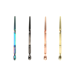 Pinzas multifunción de acero inoxidable para decoración de uñas, Clip cruzado para uñas, herramientas de manicura, Clip de escultura curva, empujador de cutículas de uñas - Product Image 1