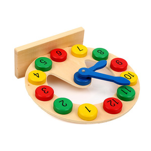 Hot Style Wooden Puzzle Hollow Digital Clock Early Education Kindergarten Toy for 3-6 Years Enlightenment for Kids Boys & Girls - Product Image 4