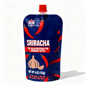 250ml 360ml 12oz 16oz đứng lên túi salad nước sốt ớt sốt cà chua cay gia vị Mayonnaise mật ong chai thực phẩm cấp - Product Image 5