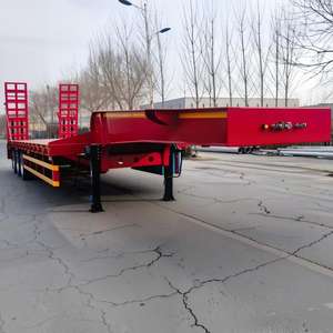 <span class=keywords><strong>Remorque</strong></span> à plateau basse 3 essieux, robuste et légère, capacité 60T - Product Image 2