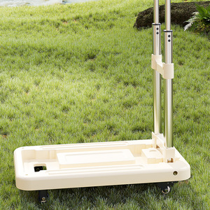 Camping Cart Folding Portable Four Wheel Trolley For Shopping And Grocery Hauling - Product Image 3