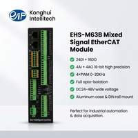 Module EIP EHS-M63B industriel de signal mixte 24DI/16DO/4AI/4AO EtherCAT I/O, analogique PWM, isolé, pour acquisition de données DI DO, Shenzhen