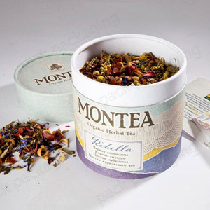 Eco-Friendly Food Grade Loose Leaf Craft Paper Cardboard Loose <strong>Tea</strong> Paper <strong>Box</strong> For Packing Multi Pack Mini <strong>Tea</strong> Stack Canisters - Product Image 4