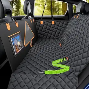 Hot Selling Dog Car Seat Cover For Pets 100% Waterproof Dog Car Hammock Scratch Proof Nonslip