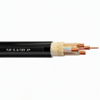 Cable de Alimentación de Bajo Voltaje con Aislamiento XLPE y Armadura de Cinta de Acero ZC-YJV22 de 0.6/1kV, Directo de Fábrica, 6mm² 300mm²3