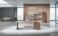 Bigfield — meuble Commercial en forme de L, bureau de contrôle moderne, personnalisé, pouvant être personnalisé