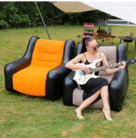 Nouveau canapé gonflable OEM, fauteuil gonflable en flocage, salon, meubles gonflables, fauteuil inclinable avec pompe intégrée