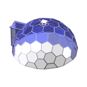 Domo Geodésico de Vidrio Resistente al Viento de 5m, 6m, 8m, Cabina de Hotel de Lujo para Glamping con Puerta de Vidrio y Aluminio - Product Image 1