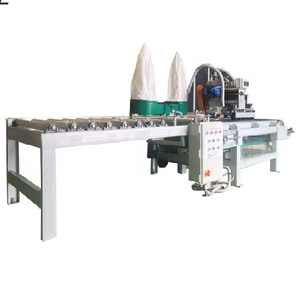 Machine à rainurer industrielle pour surfaces acryliques solides, avec convoyeur automatique et coupe-rainure - Product Image 1