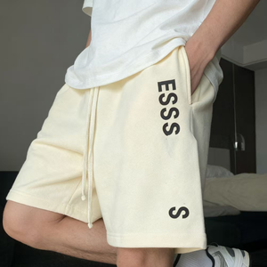 Pantalones cortos <span class=keywords><strong>Fear</strong></span> of God para hombre 2025 Colección Casual SS22 para hombre Pantalones cortos oversize y camisa de manga corta en colores Light y Dark Oatmeal - Product Image 6