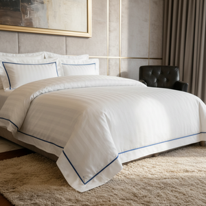 Fournisseur <span class=keywords><strong>de</strong></span> Parure <span class=keywords><strong>de</strong></span> Lit 4 Pièces <span class=keywords><strong>de</strong></span> <span class=keywords><strong>Haute</strong></span> <span class=keywords><strong>Qualité</strong></span>, Luxe, Blanc, Jacquard, <span class=keywords><strong>Housse</strong></span> <span class=keywords><strong>de</strong></span> <span class=keywords><strong>Couette</strong></span>, <span class=keywords><strong>Housse</strong></span> <span class=keywords><strong>de</strong></span> Coussin en Coton - Product Image 5