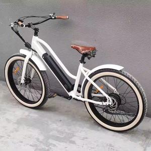 Bicicleta de Carretera de 7 Velocidades, 26 Pulgadas, Neumáticos Anchos, Motor Eléctrico sin Escobillas, Batería de Gran Capacidad de 17.5 Ah, Frenos de Disco Mecánicos, para Ciclismo Urbano, JYOP-SMDORADO El - Product Image 2