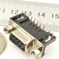 Prix usine D-sub 9pin câble femelle mâle prise prise soudage 0.08mm empreinte connecteur fabricant