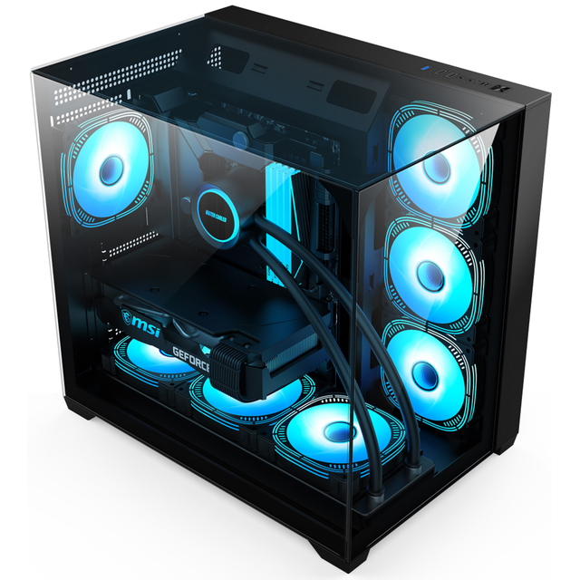 AntarcChill Sea View Fishtank Design PC Case ATX Gaming PC Cabinet Gaming Computer Case with RGB Tower Gamer Computer Case