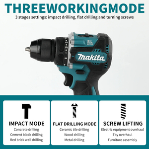 สำหรับ Makita <span class=keywords><strong>สว่าน</strong></span>เจาะ DDF487ไร้สาย18V แบบไร้แปรงถ่าน XPH12 XPH07<span class=keywords><strong>สว่าน</strong></span>กระแทกปรับแต่งได้ - Product Image 3